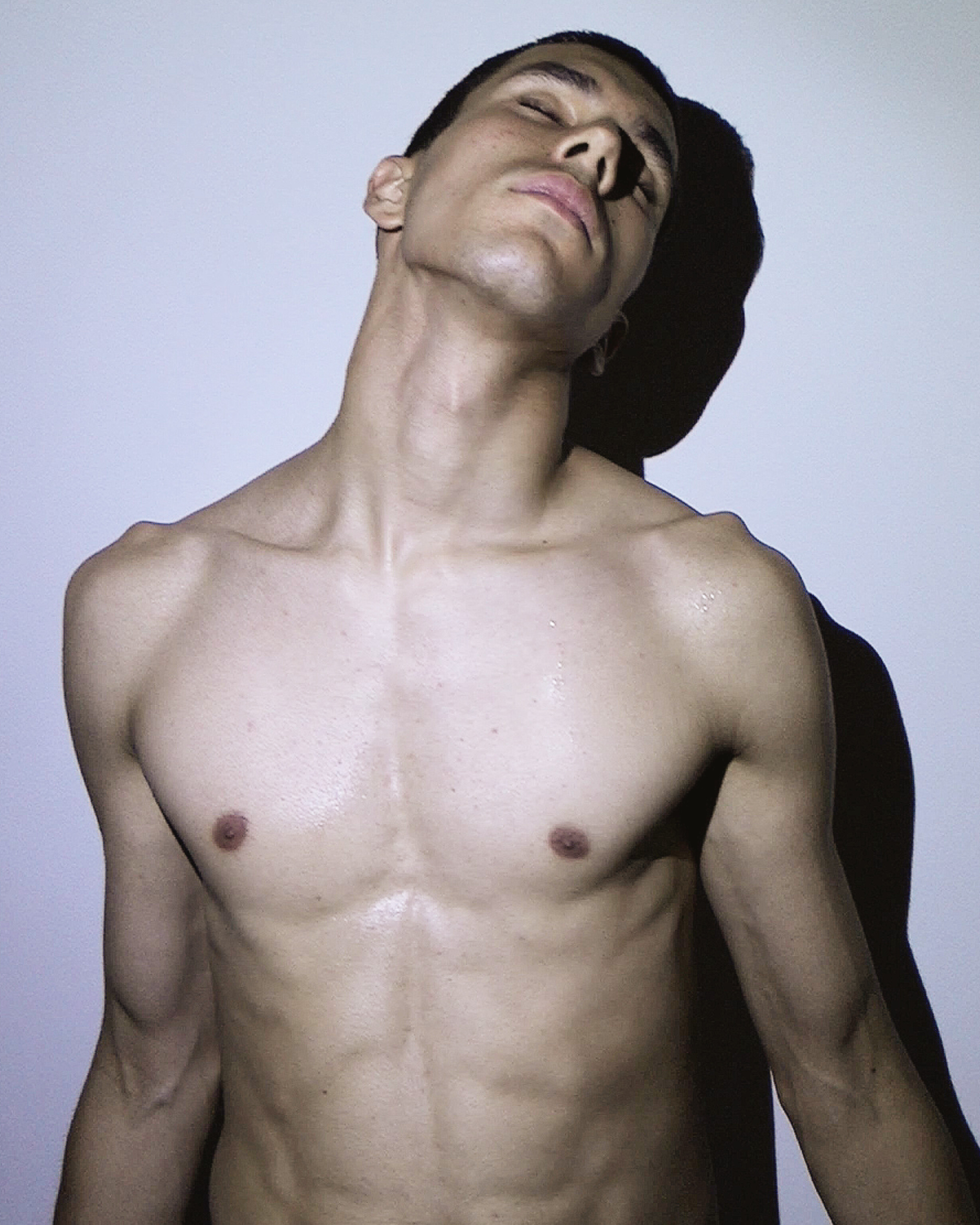 Andrej Pajmakoski of Elite Milan photographed by Ron Wan in Milan, Italy.