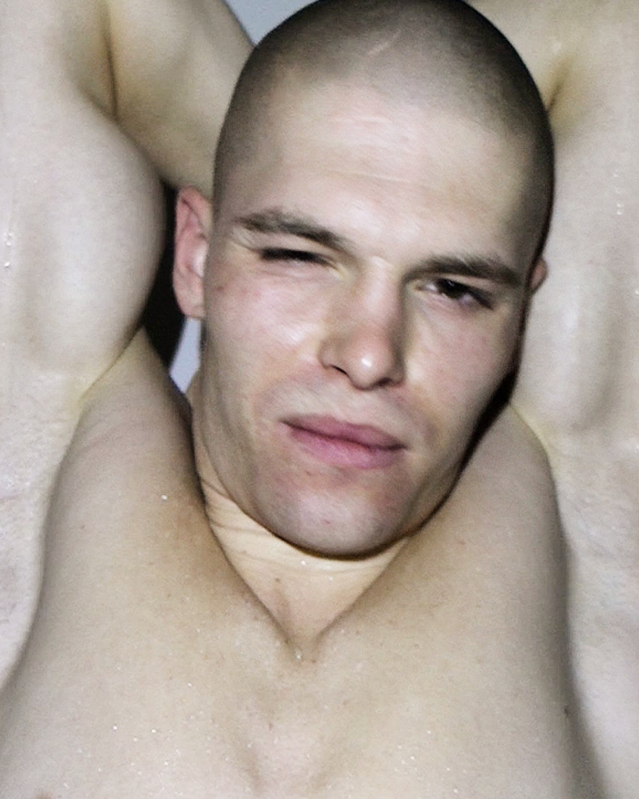 Model Bartek Raniewicz of Independent Management photographed by Ron Wan in Milan, Italy.