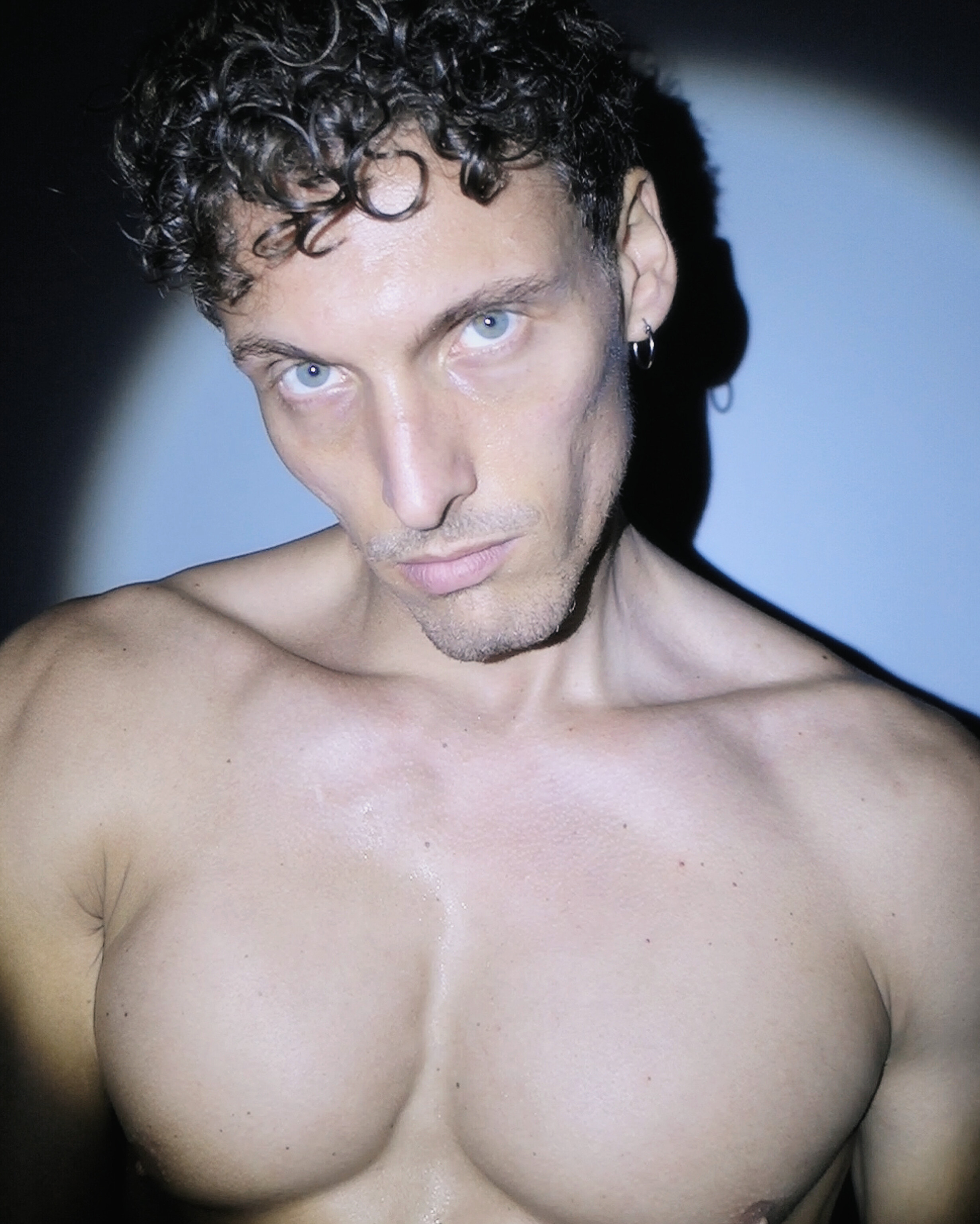 Model and Actor Gennaro Lillio of Two Management photographed by Ron Wan in New York.